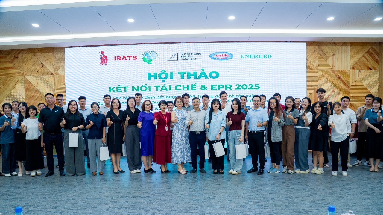 Hội thảo Kết nối Tái chế & EPR 2025: “Phổ biến quy định bắt buộc về EPR, hướng dẫn nhà sản xuất, nhập khẩu, đơn vị tái chế đăng ký, kê khai, báo cáo trên Hệ thống EPR quốc gia”