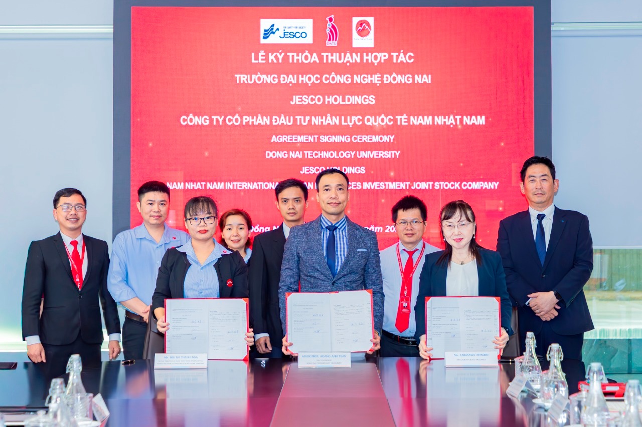 Ký kết thỏa thuận hợp tác với Tập đoàn JESCO Holdings (Nhật Bản) và Công ty Cổ phần Đầu tư Nhân lực Quốc tế Nam Nhật Nam - Mở rộng cơ hội nghề nghiệp quốc tế cho sinh viên